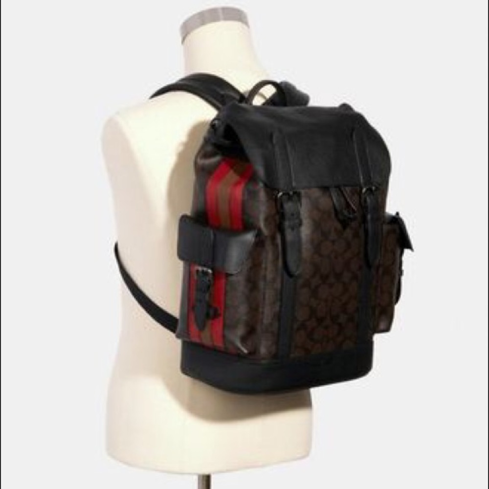 (SOLD)HUDSON BACKPACK IN SIGNATURE CANVAS WITH